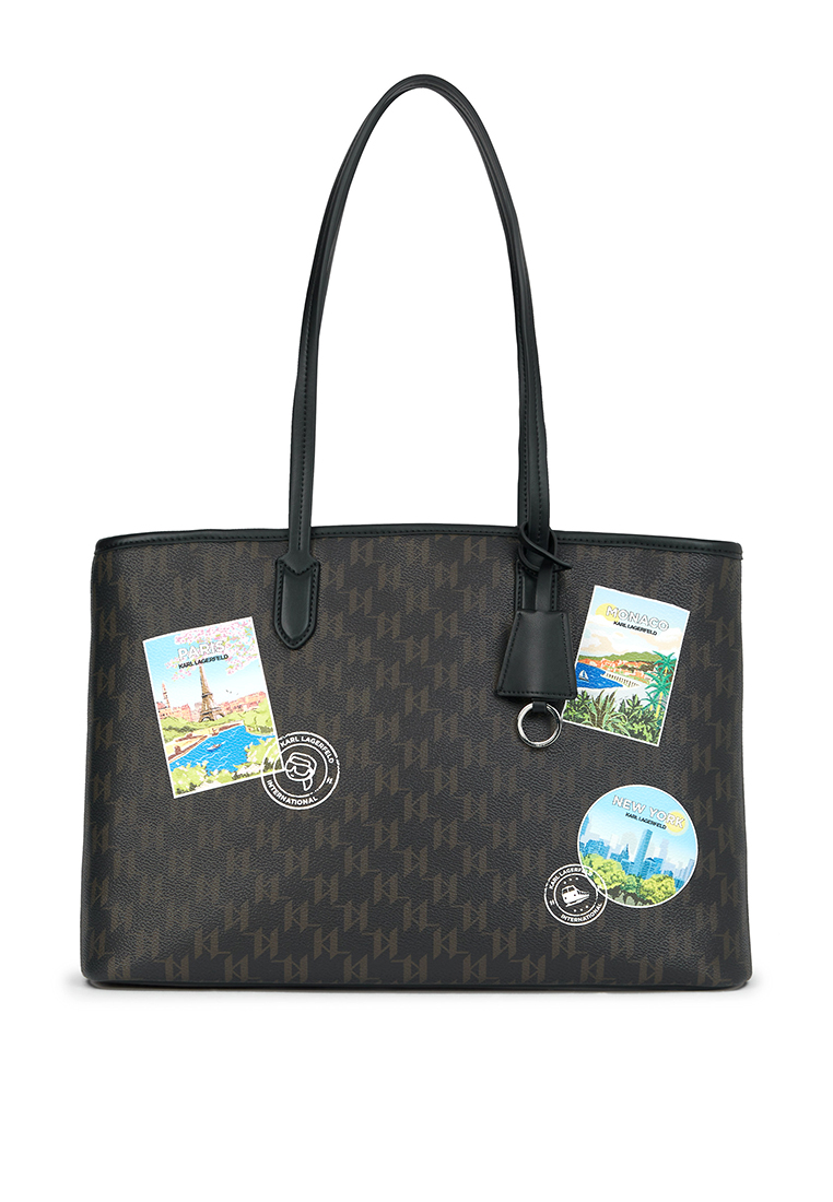 Karl Lagerfeld Ikon Monogram Medium Tote Bag
