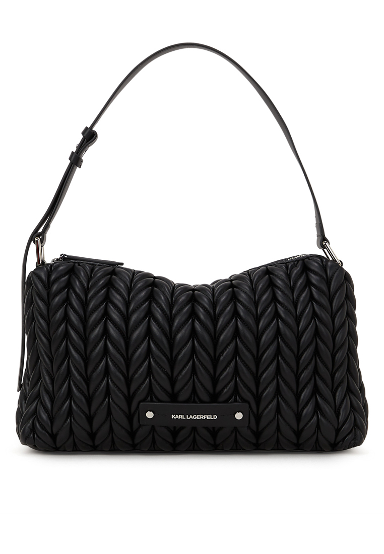 KARL LAGERFELD K/Weave Medium Shoulder Bag