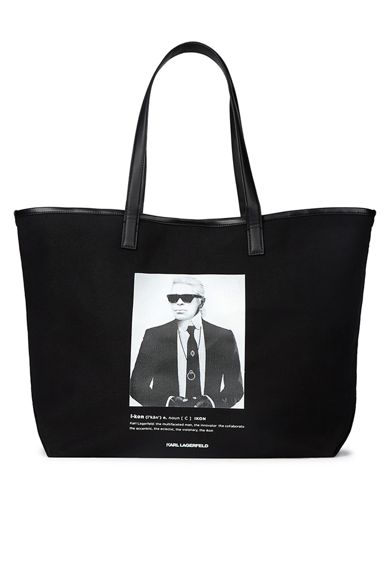 KARL LAGERFELD K/Essential Karl Artwork Tote Bag