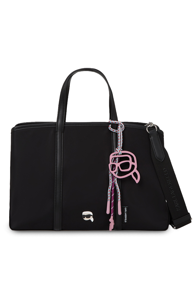 KARL LAGERFELD Ikon Nylon Satchel Bag