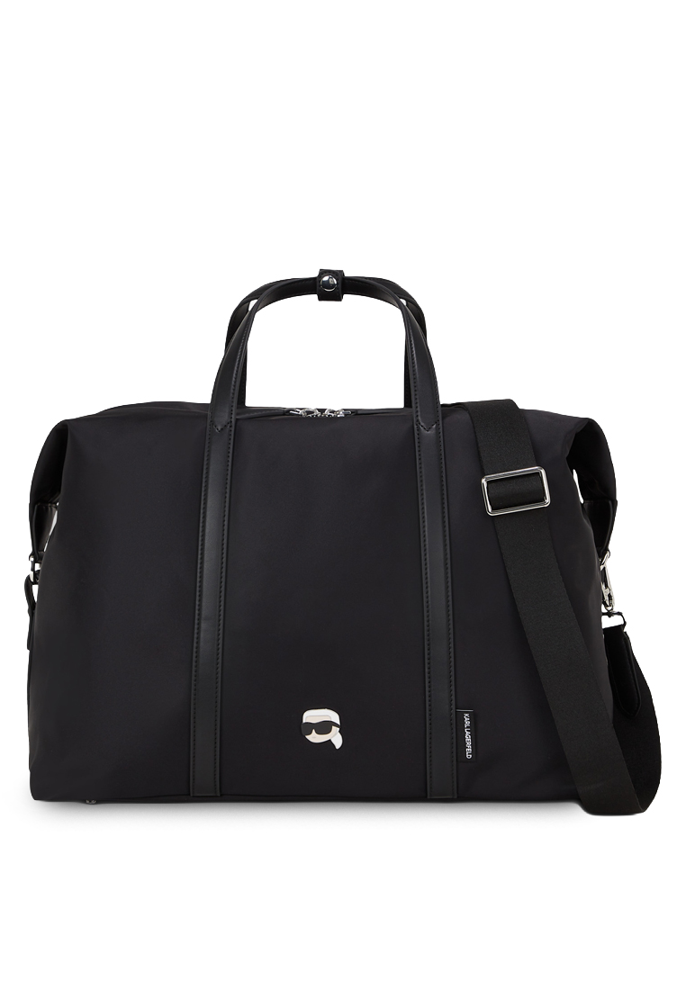 KARL LAGERFELD Ikon Nylon Weekender Bag