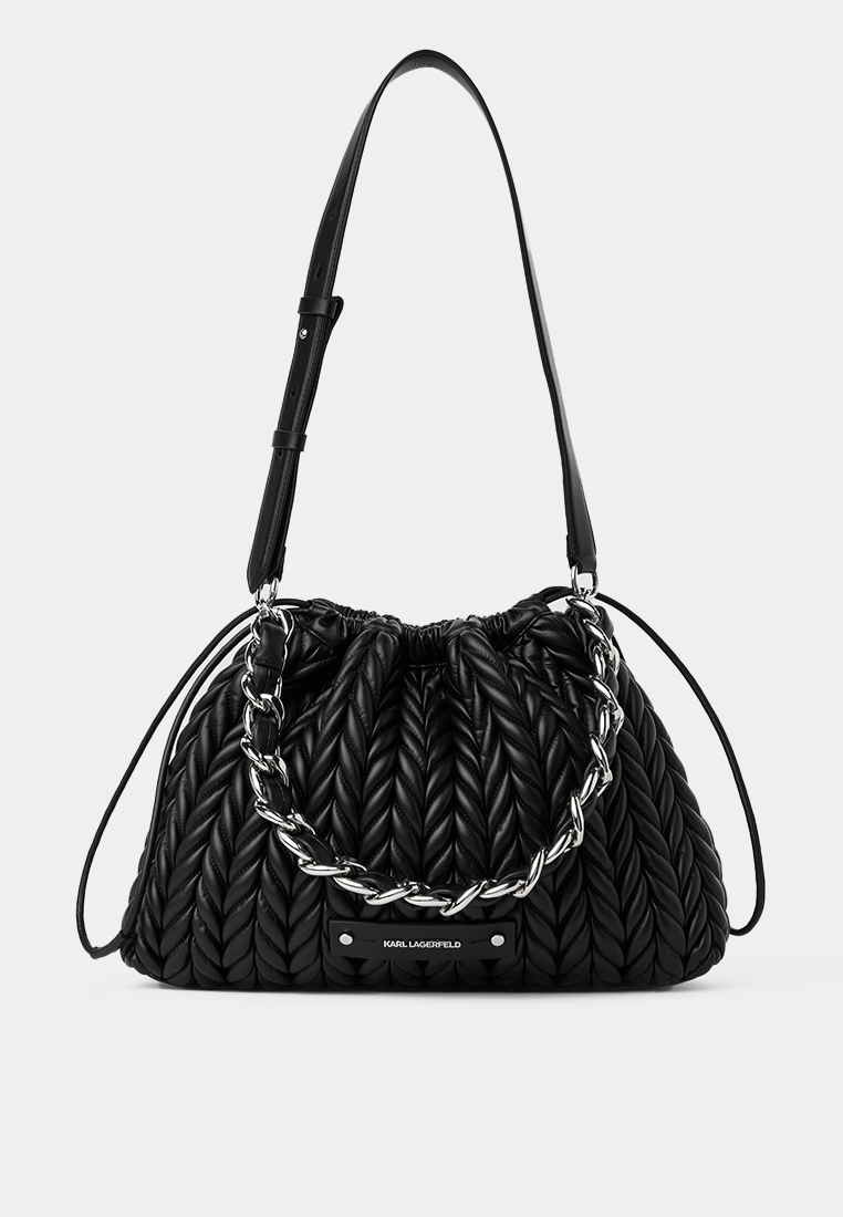 Karl Lagerfeld K/Weave Chain Shoulder Bag