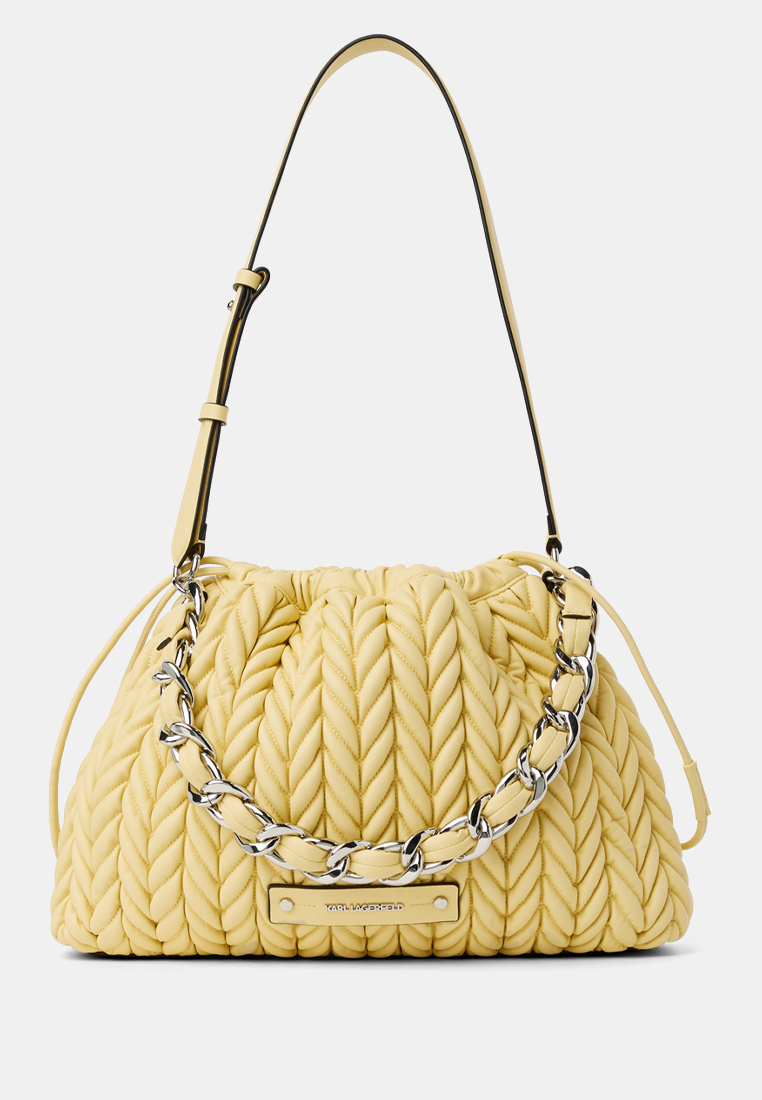 Karl Lagerfeld K/Weave Chain Shoulder Bag