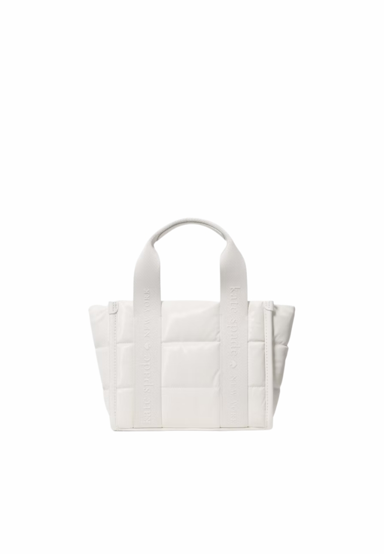 Kate Spade Kate Spade KIP Puffy Mini Tote Bag In Optic White KM668