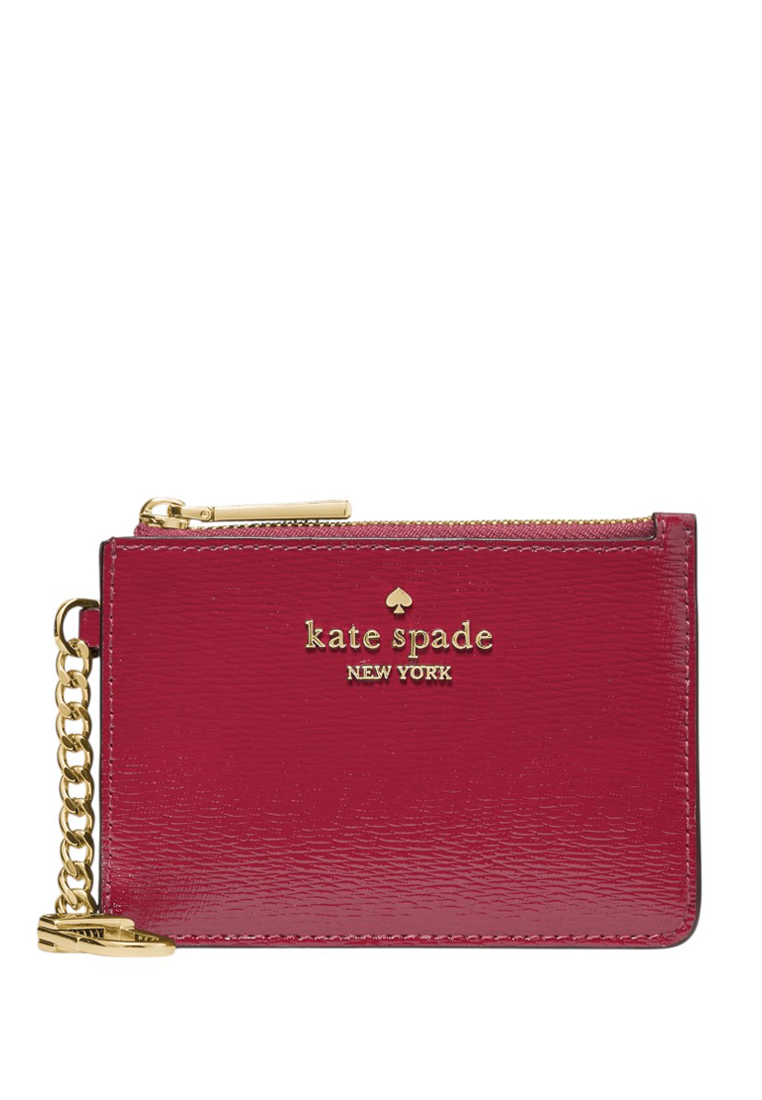 Kate Spade Key Ring Card Holder - Red Jam