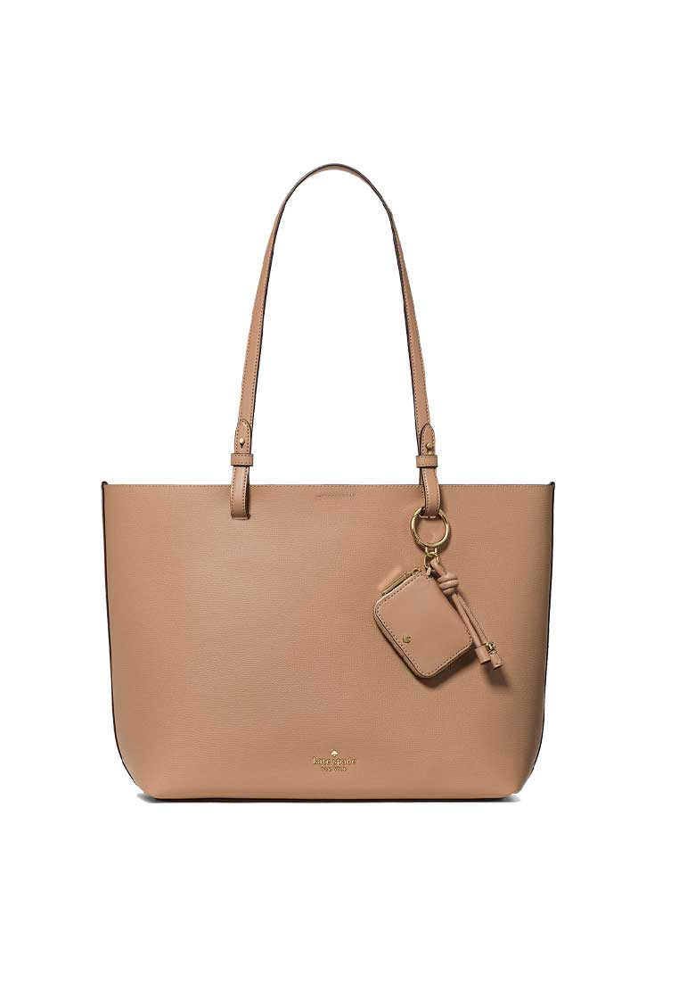 Kate Spade Tessa Tote Bag With Charm Light Fawn KO464