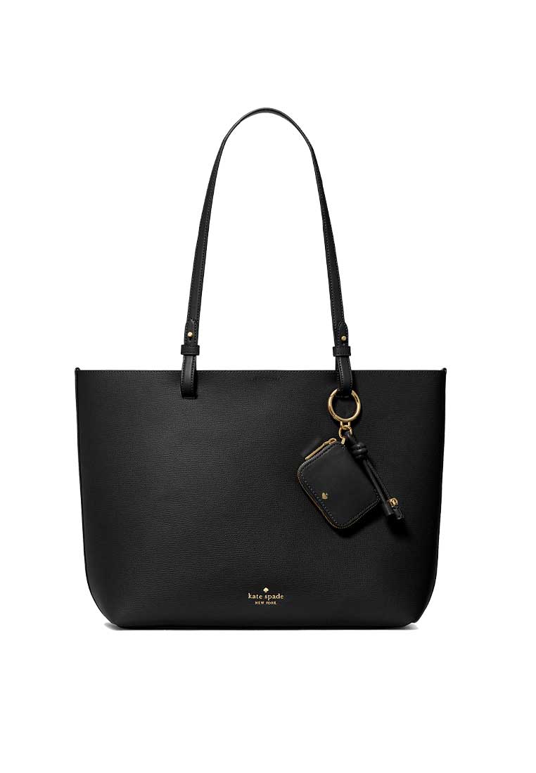 Kate Spade Tessa Tote Bag With Charm Black KO464