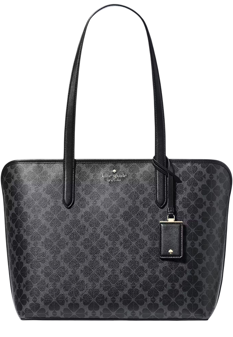 Kate Spade Signature Spade Flower Large Tote Bag - Black KG086