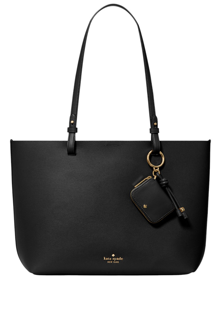 Kate Spade Tessa Tote Bag With Charm - Black