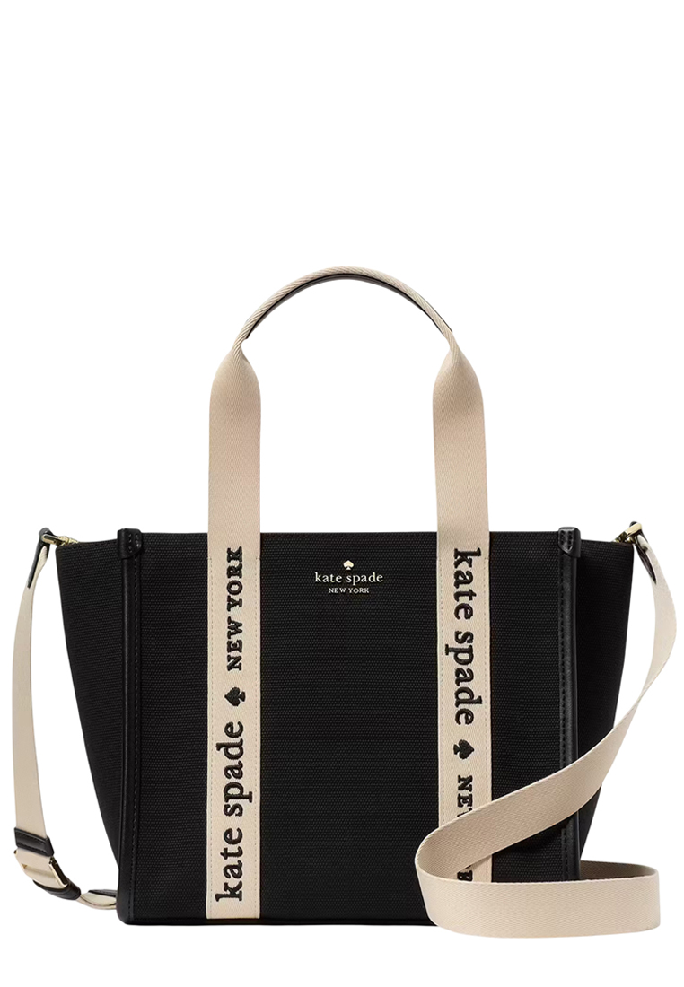 Kate Spade Kip Canvas Small Tote Bag - Black KG767