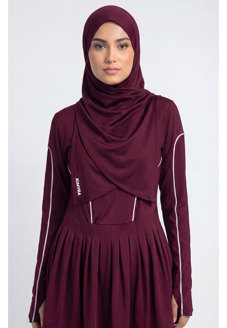 KIMYRA Kimyra Kimpleated Jersey Muslimah Swimming Hiking Cycling Outdoor Modest Activewear