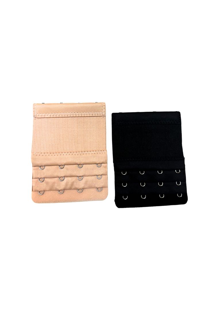 Kiss & Tell 2 Pack Bra Extender With Elastic (4 Row 4 Hookeye)