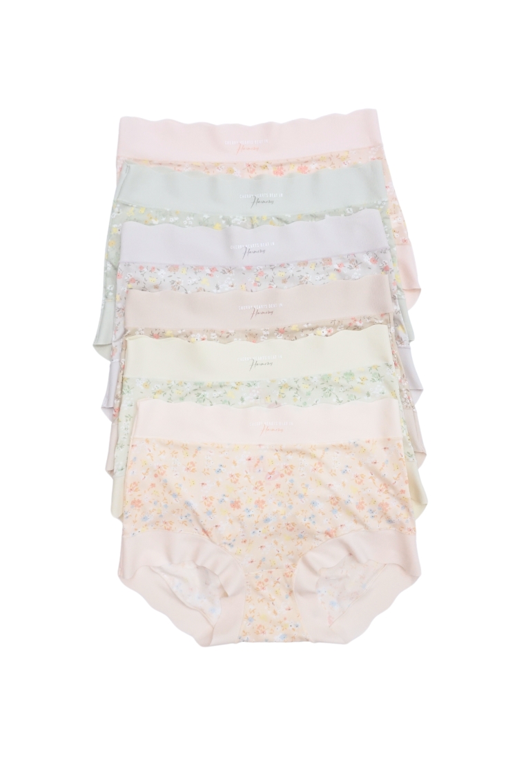 Kiss & Tell 6 Pack Emery Ice Silk with Mid Rise Panties