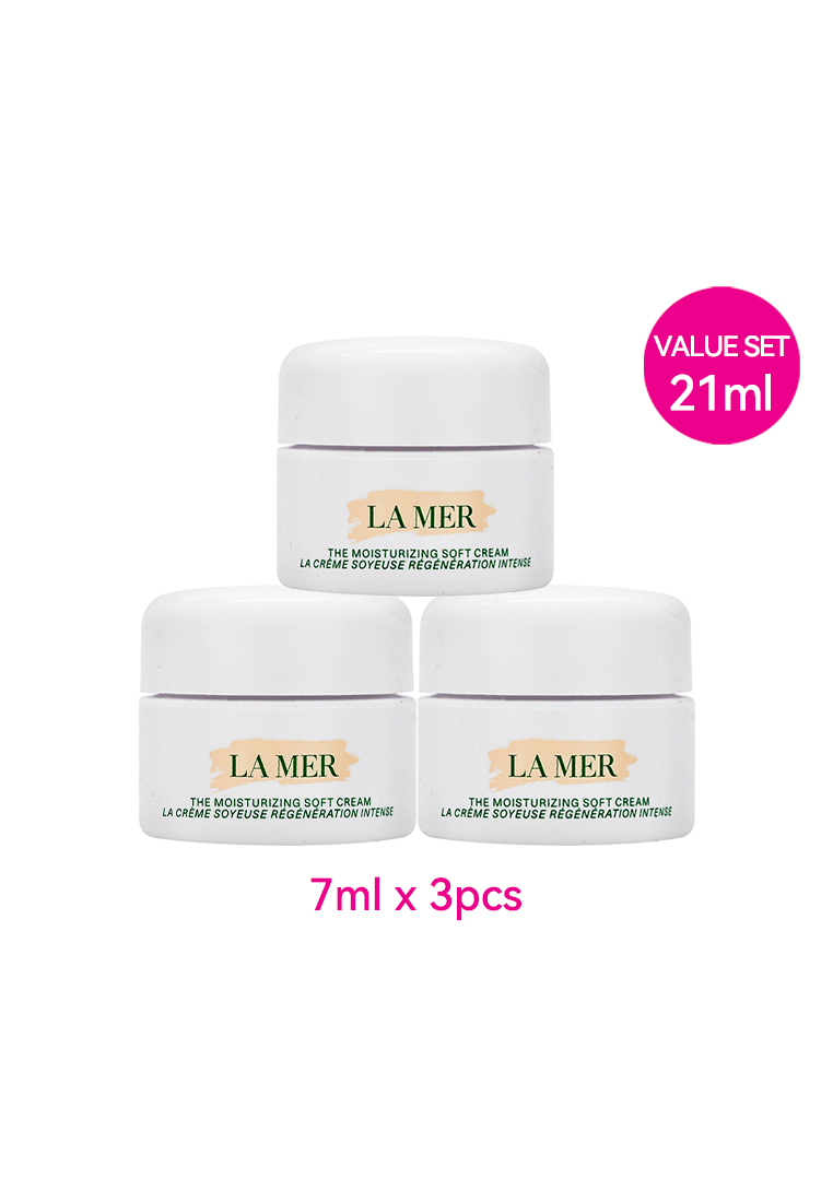La Mer La Mer The New Moisturizing Soft Cream Value Set (7ml x 3pcs)