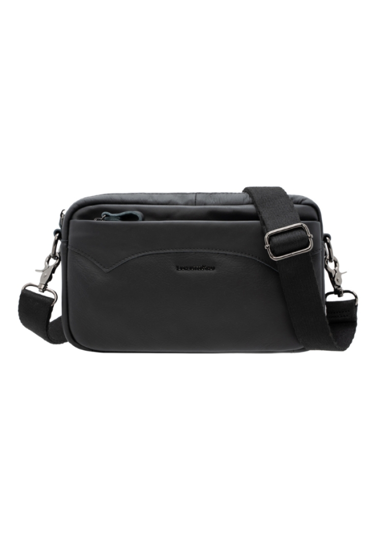 LancasterPolo Men's Grain Leather Sling Clutch Bag PBI 30805