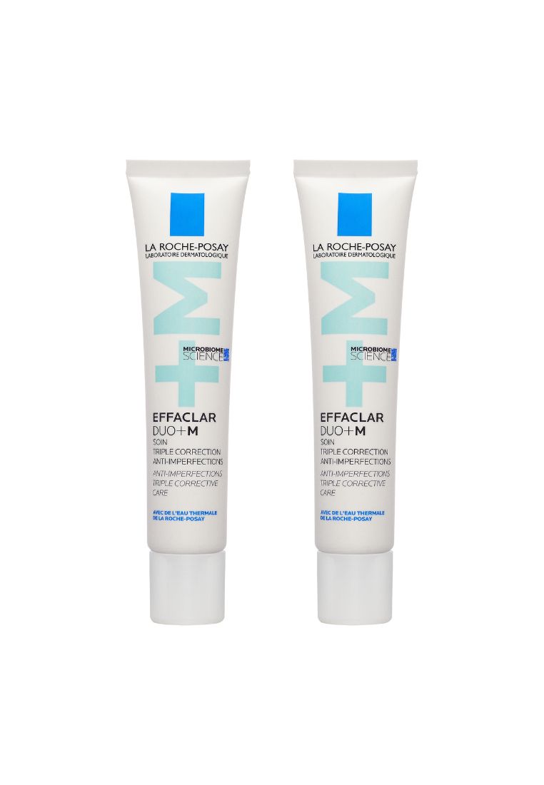 La Roche Posay 2PCS Effaclar Duo+M Triple Tratamiento Corrector 40ml