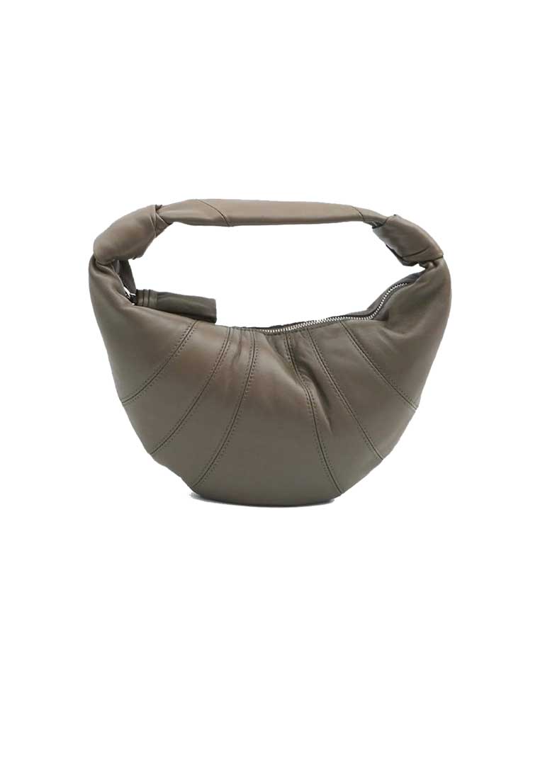 Lemaire Mini Fortune Croissant Bag Soft Nappa Leather Dark Khaki BG0125LL095