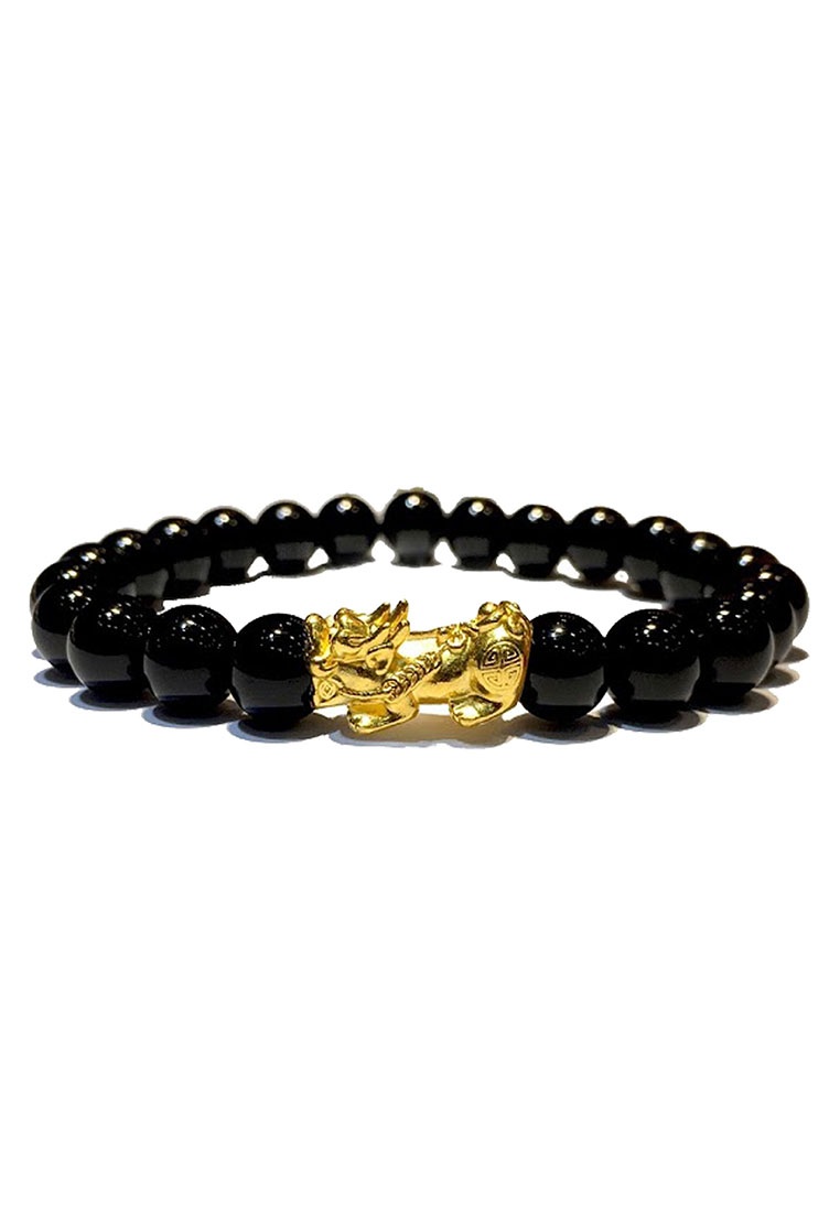 LITZ [SPECIAL] LITZ 999 (24K) Gold Pixiu  Bracelet 貔貅手链 EPC0639-055BB (0.50g+/-)