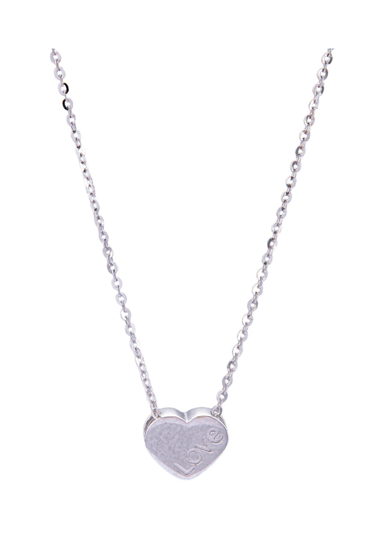 LITZ [ Free Necklace ] LITZ 18K White Gold Pendant OM-OCC2226DBQ (1.62g+/-)