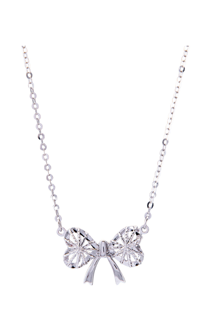 LITZ [ Free Necklace ] LITZ 18K White Gold Pendant OM-OCX2116DBQ (1.42g+/-)