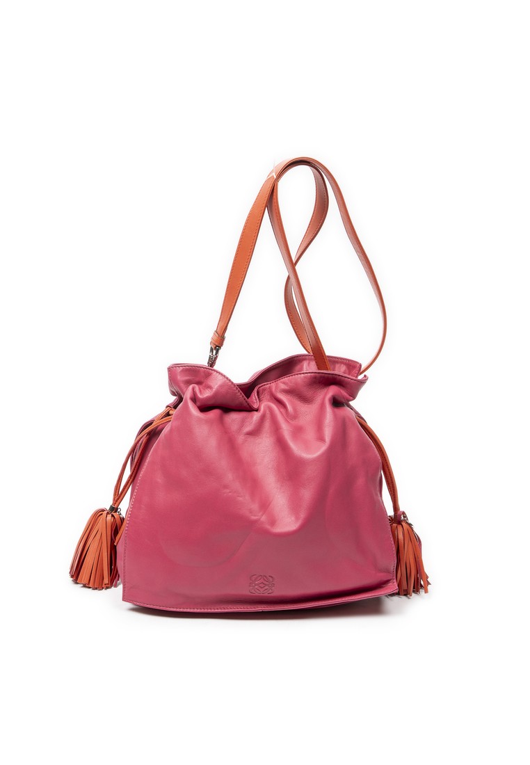 LOEWE Pre-Loved Bicolor Tassel Flamenco