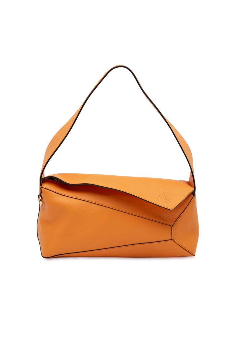 LOEWE Pre-Loved Loewe Calfskin Puzzle Hobo