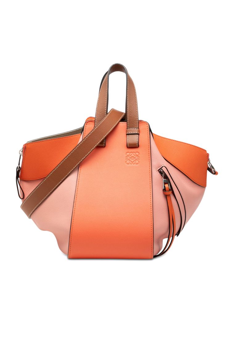 Loewe Pre-Loved Loewe Small Tricolor Soft Grained Calfskin Hammock Bag