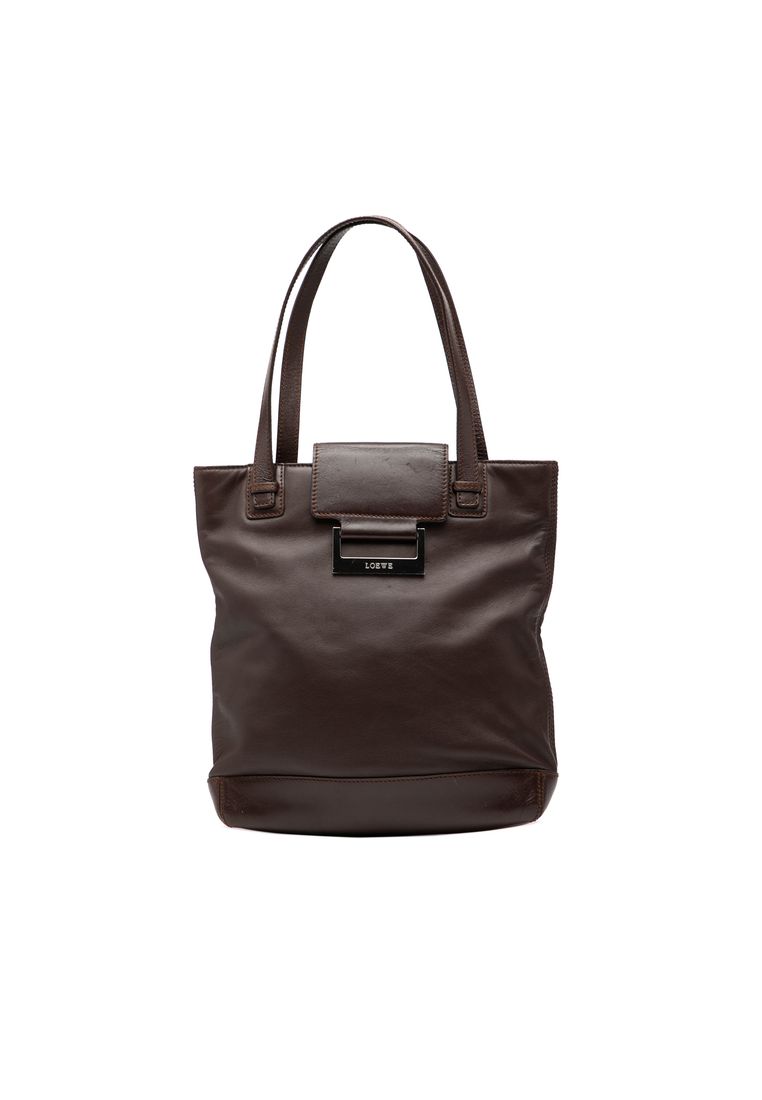 LOEWE Pre-Loved Loewe Leather Tote