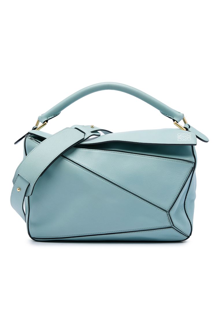Loewe Pre-Loved Loewe Medium Calfskin Puzzle Satchel