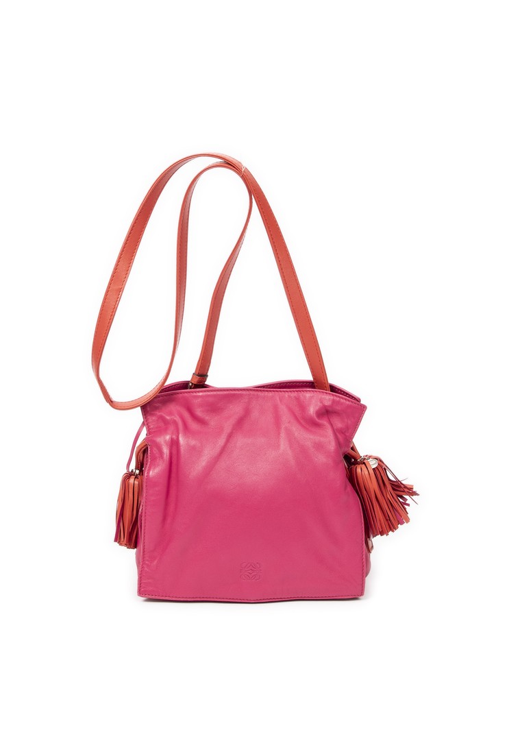LOEWE Pre-Loved Bicolor Tassel Flamenco
