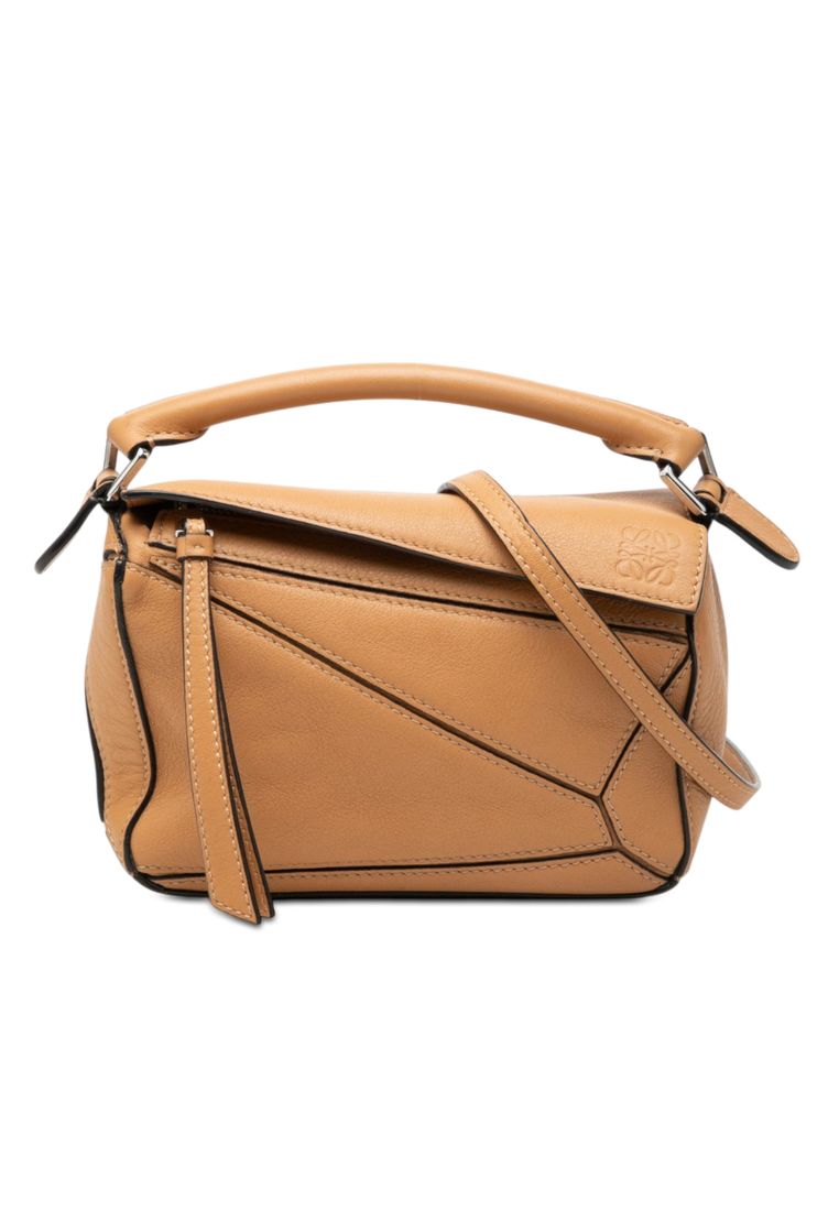 Loewe Pre-Loved Loewe Mini Calfskin Puzzle Satchel
