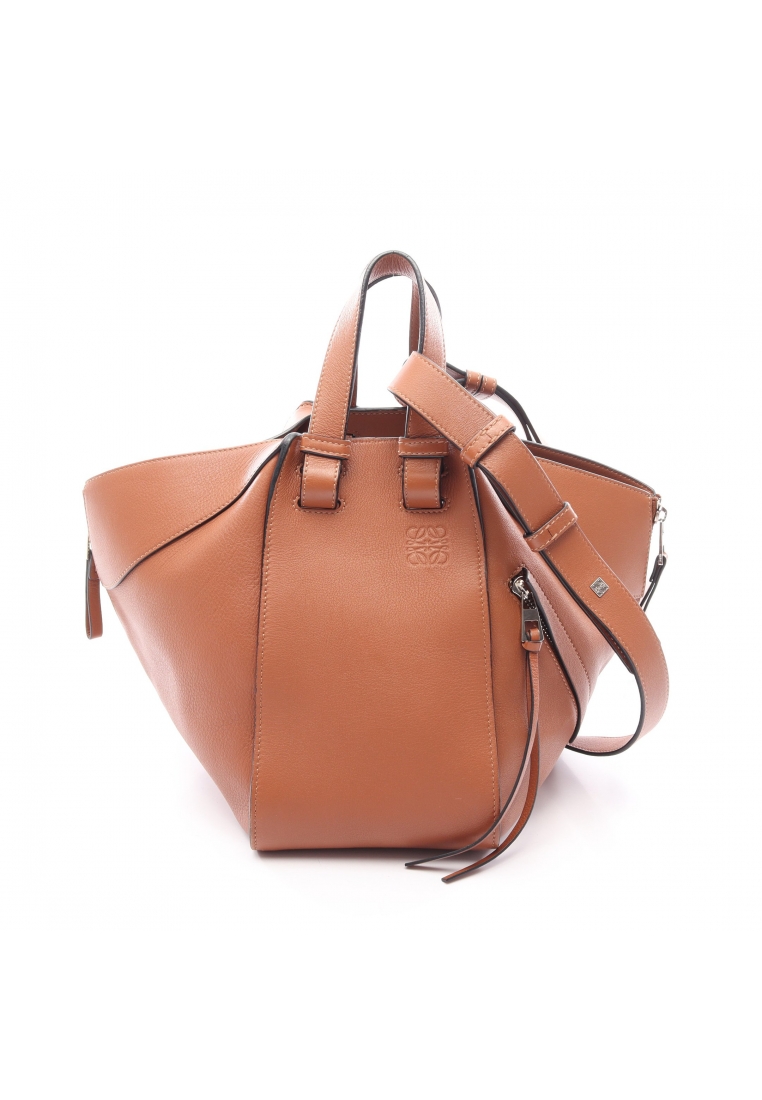 LOEWE Pre-Loved LOEWE HAMMOCK SMALL hammock Small 2WAY Handbag leather Brown