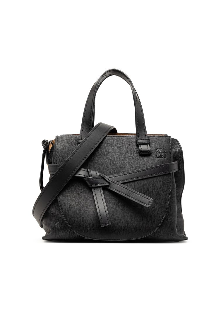 LOEWE Pre-Loved Loewe Small Leather Gate Top Handle Bag