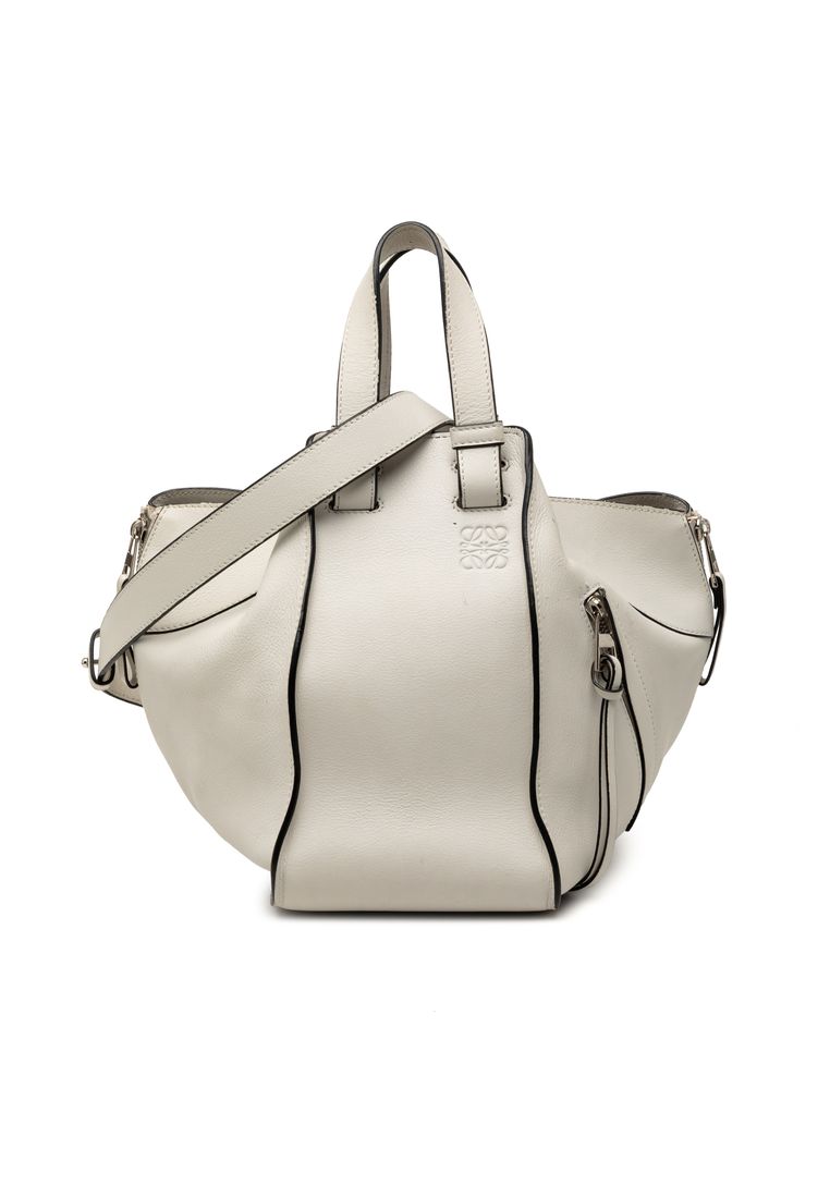 LOEWE Pre-Loved Loewe Small Leather Hammock Satchel