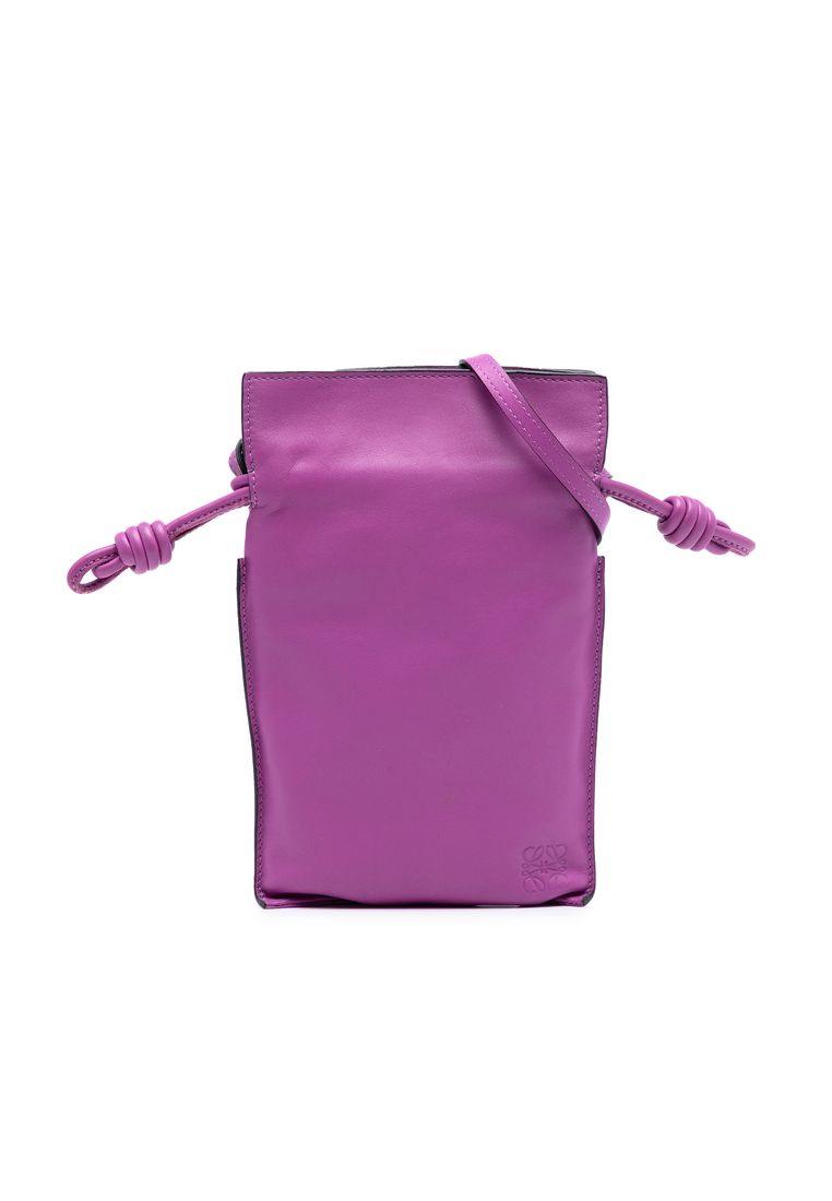 LOEWE Pre-Loved Loewe Nappa Flamenco Pocket Crossbody