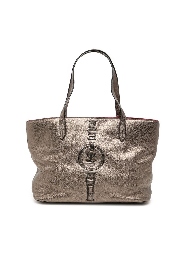 LOEWE Pre-Loved Loewe Metallic Leather Tote