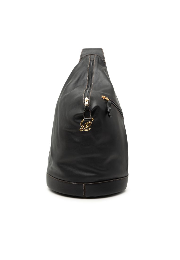 LOEWE Pre-Loved Loewe Leather Anton Sling Bag