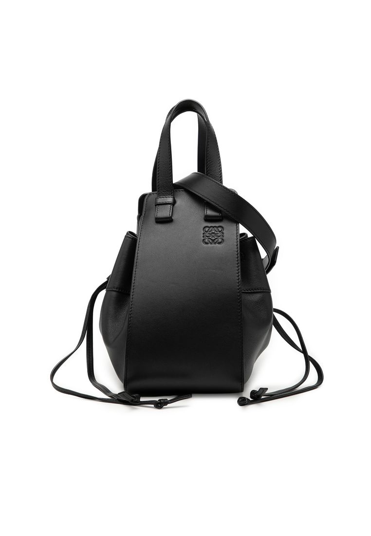 Loewe Pre-Loved Loewe Small Leather Drawstring Hammock Bag