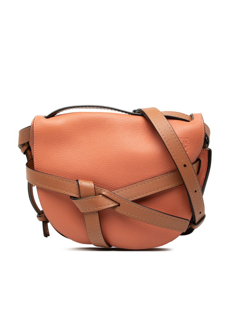 LOEWE Pre-Loved Loewe Small Leather Gate Crossbody