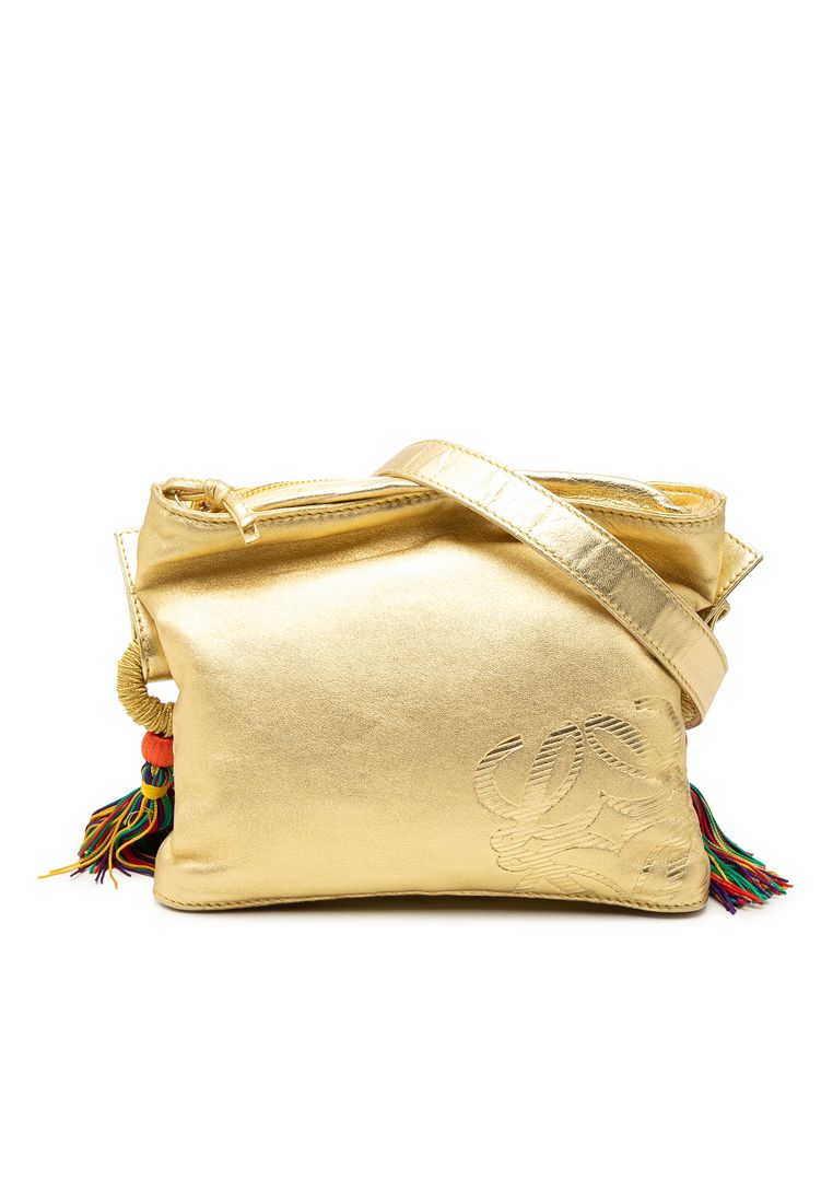 LOEWE Pre-Loved Loewe Nappa Flamenco Tassel Crossbody