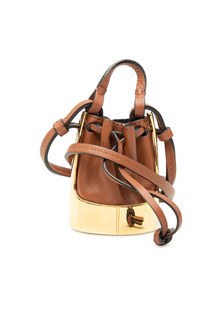 LOEWE Pre-Loved Loewe Leather Balloon Bag Pendant Necklace