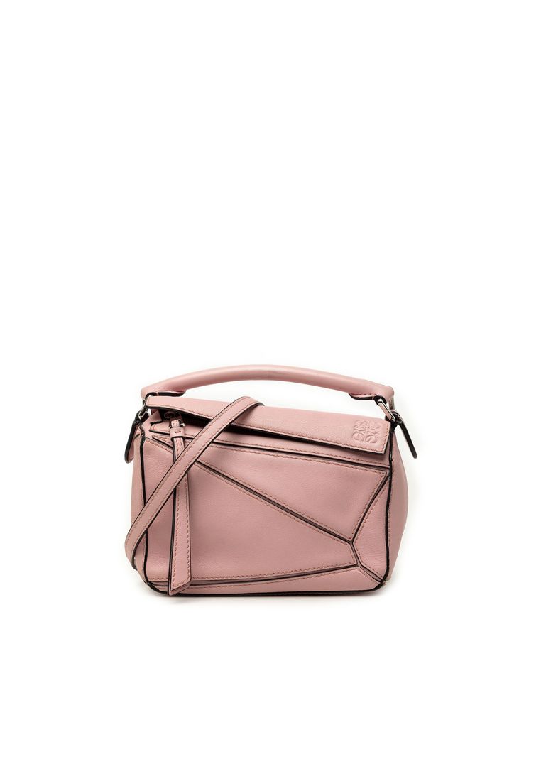 Loewe Pre-Loved Loewe Mini Calfskin Puzzle Satchel