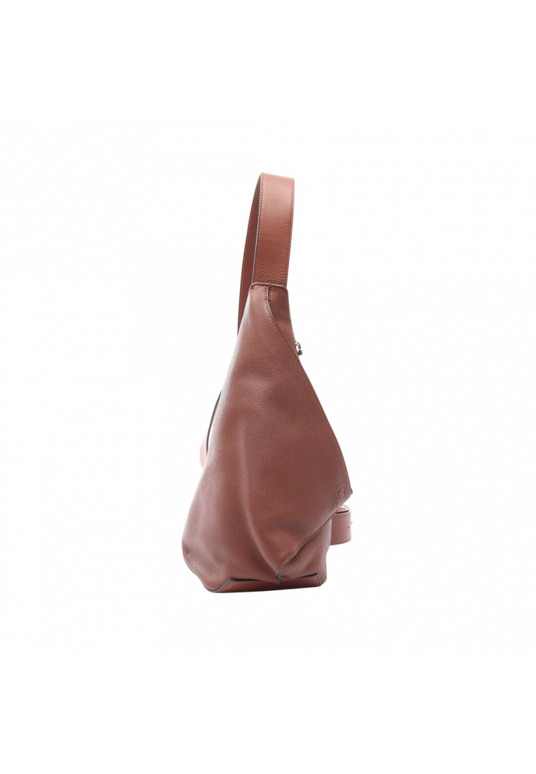 LOEWE Pre-Loved LOEWE ANTON SLING Anton sling body bag leather Brown