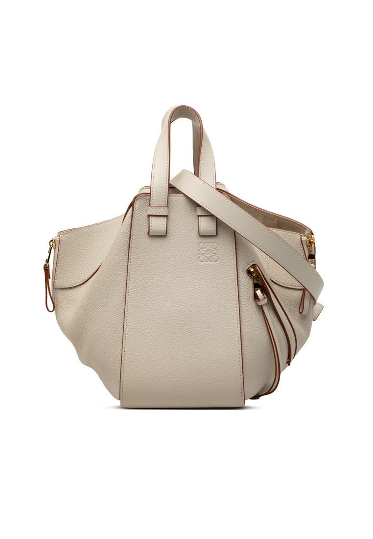 LOEWE Pre-Loved Loewe Medium Grained Calfskin Hammock Satchel