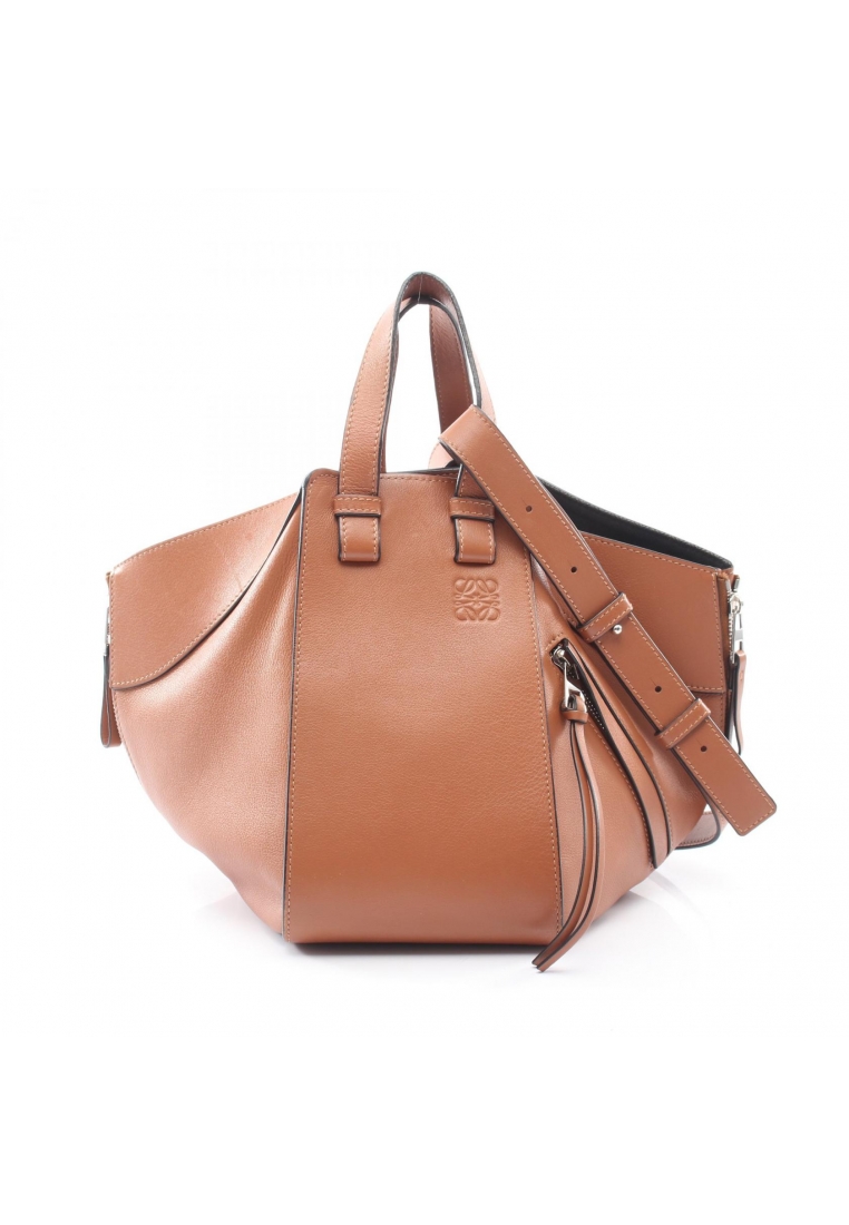 LOEWE Pre-Loved LOEWE HAMMOCK SMALL hammock Small 2WAY Handbag leather Brown