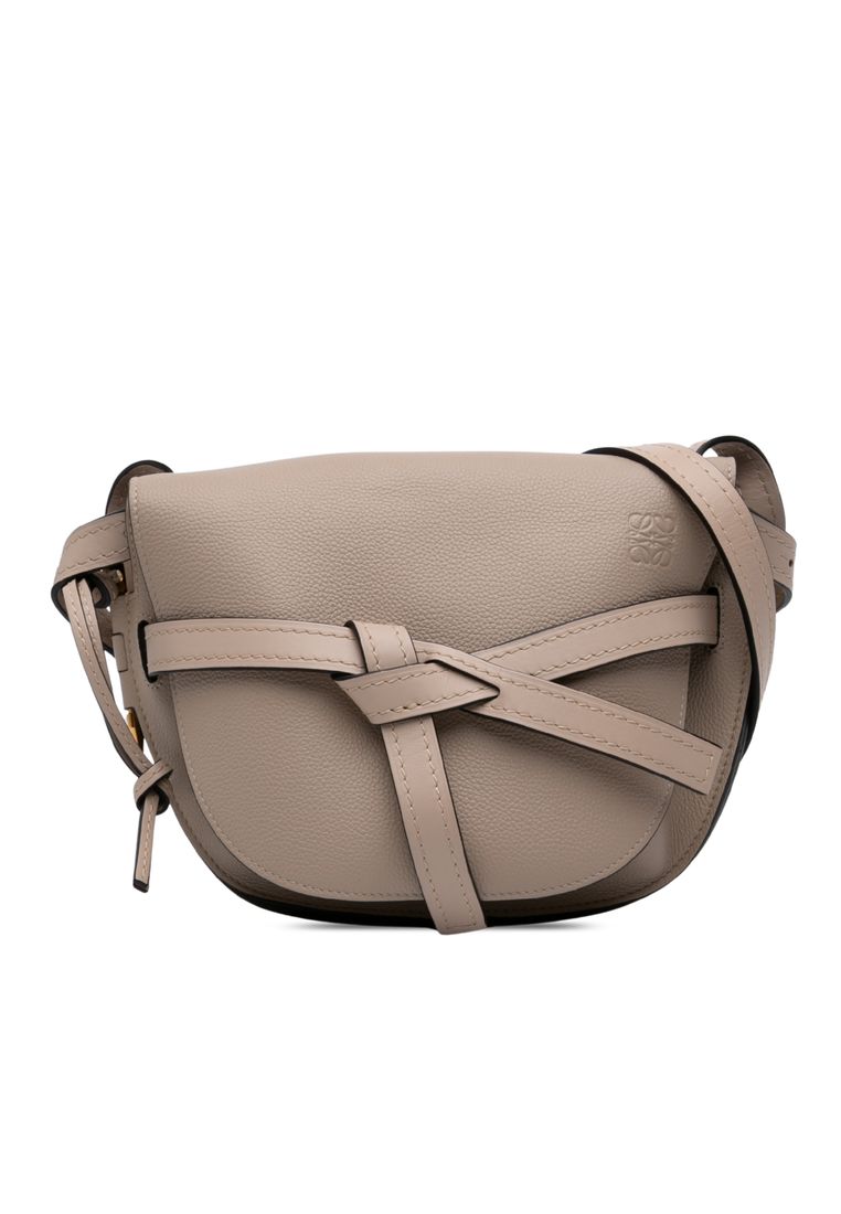 LOEWE Pre-Loved Loewe Small Leather Gate Crossbody