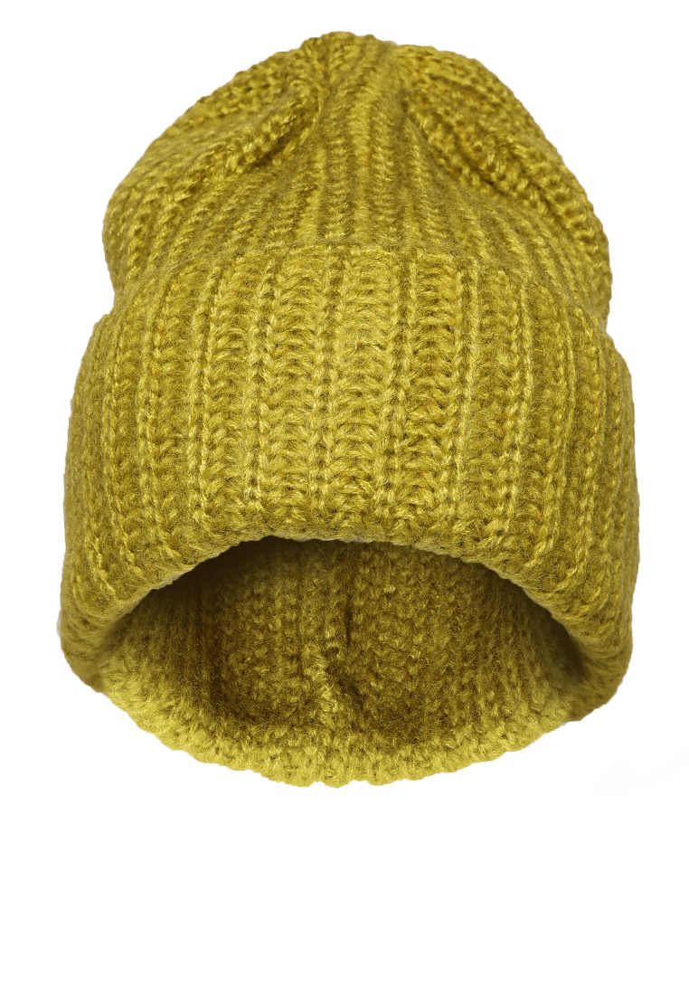London Rag Khaki Green Waffle Cuff Beanie