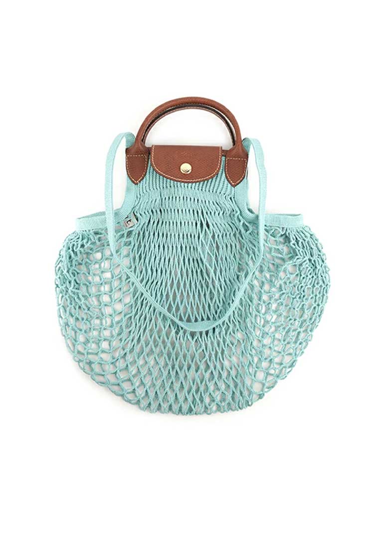 LONGCHAMP Le Pliage Filet L Mesh Bag Lagon 10121HVH