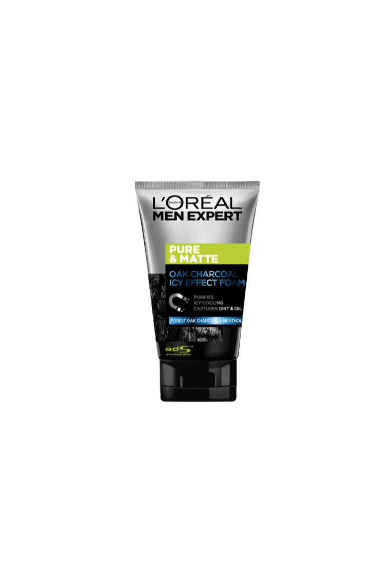 L'Oréal L'Oreal Paris Men Expert Pure & Matte Icy Charcoal Black Foam 100ml