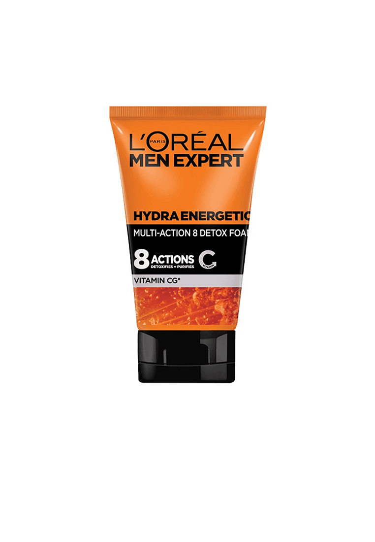 L'Oréal L'Oréal Paris - Loreal Men Expert Hydra Energetic Multi Action8 Detox Foam Cleanser 100ml
